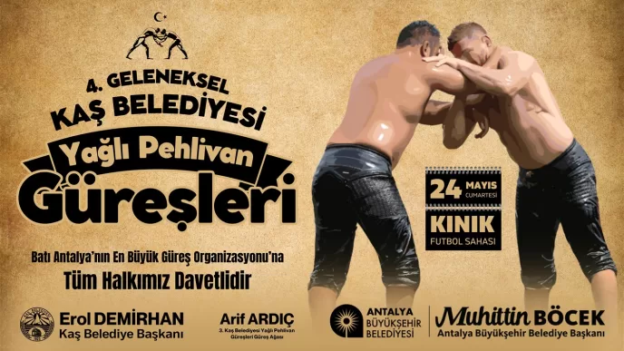 Kaş Belediyesi Yağlı Pehlivan Güreşleri