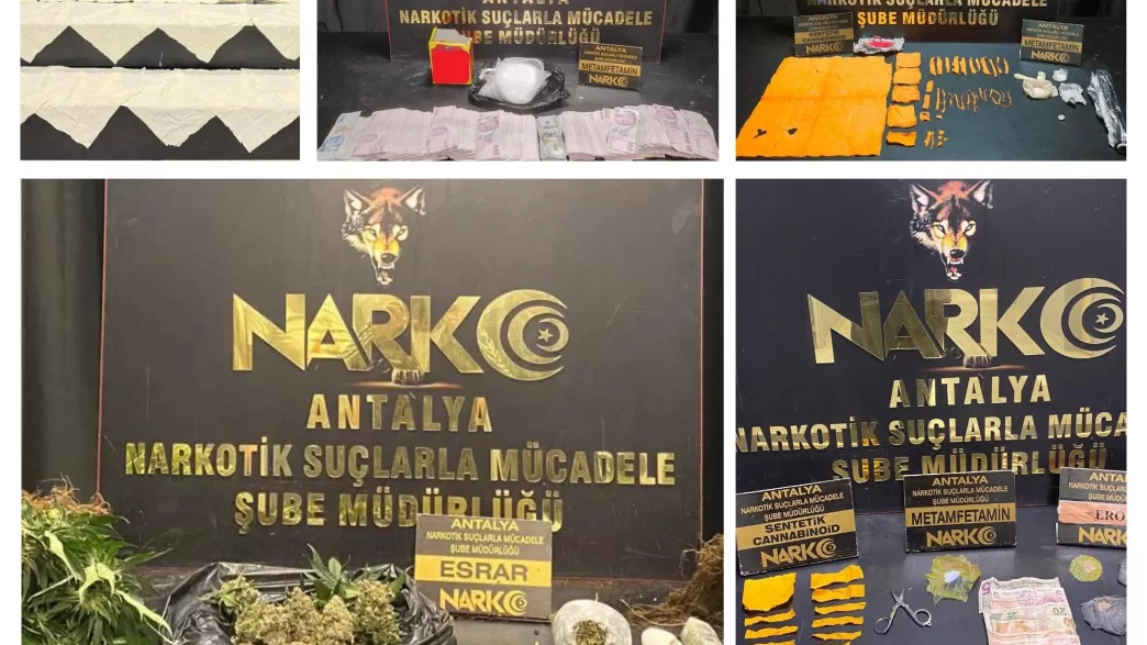 antalya uyuşturucu operasyonu