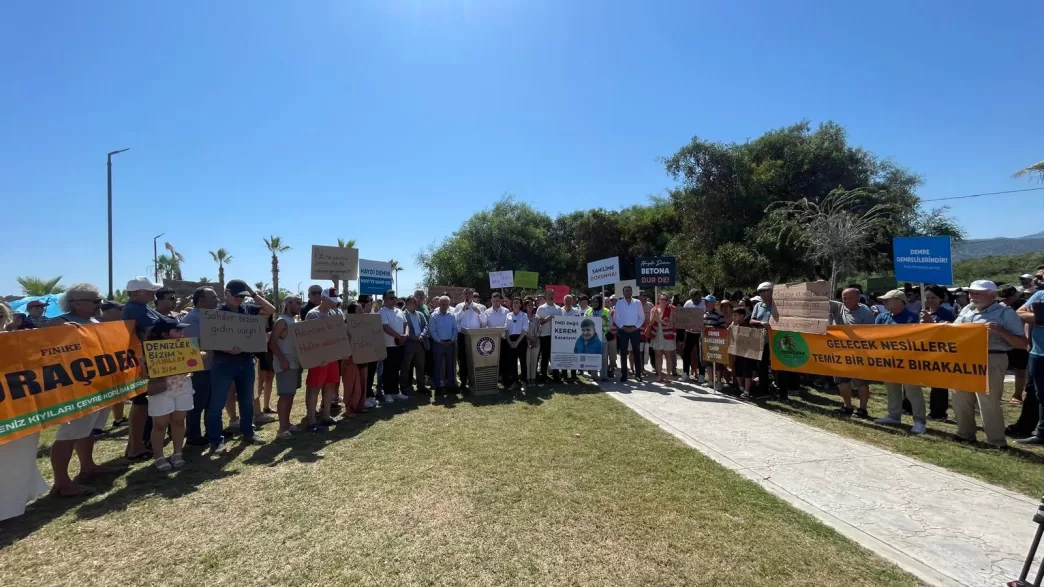 demre sahili basın açıklaması