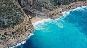 kaş kalkan bölünmüş yol projesi