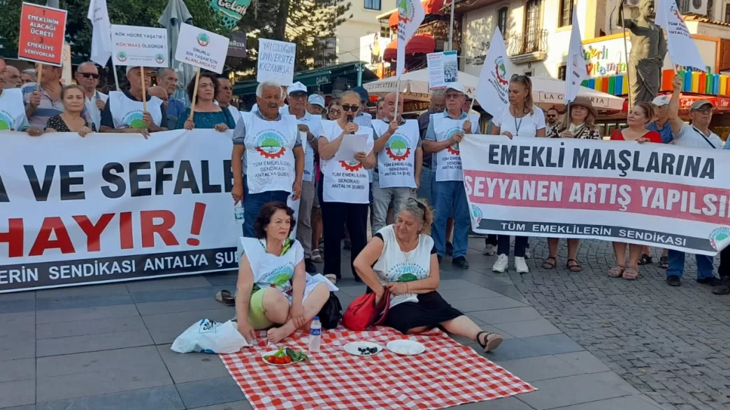 emekliler basın açıklaması