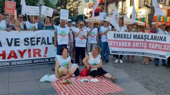 emekliler basın açıklaması