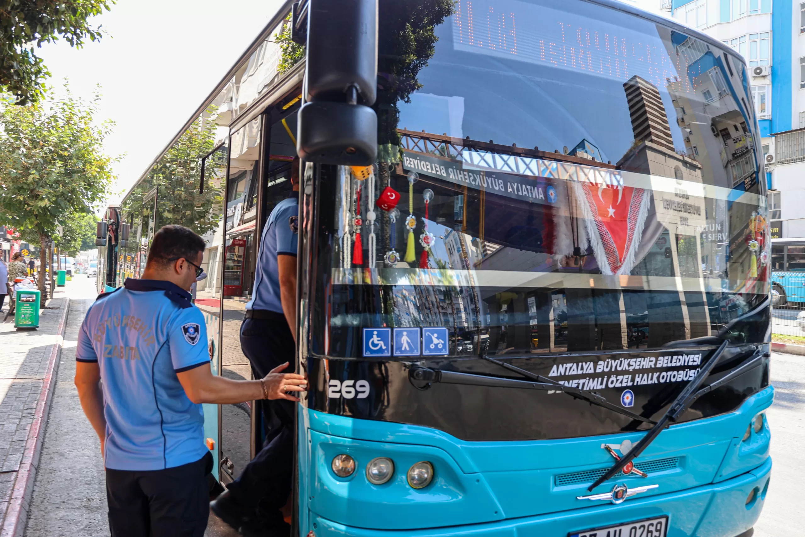 antalya halk otobüsü kontrolü