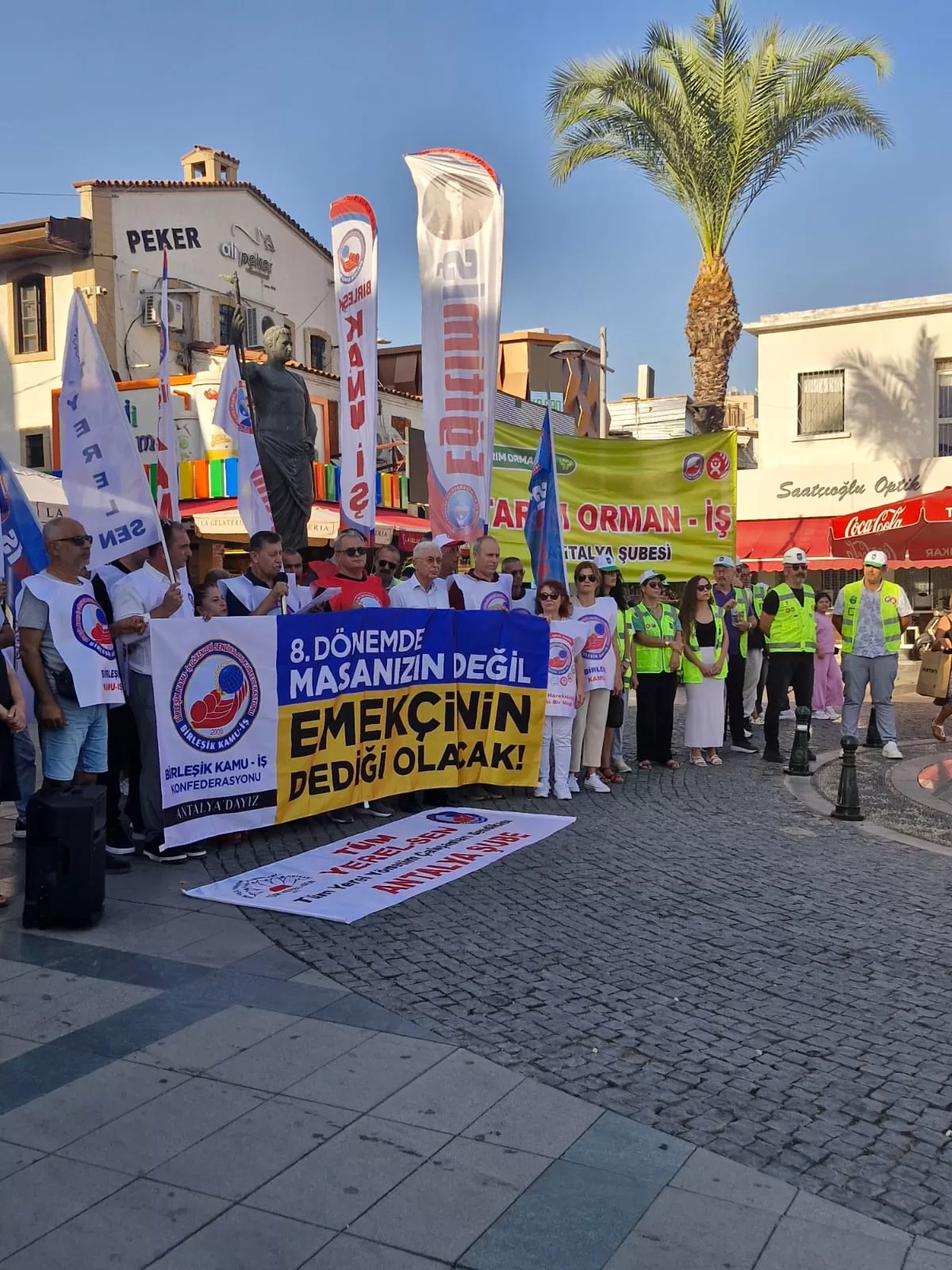 Birleşik Kamu İş Antalya İl Başkanlığı zam açıklaması