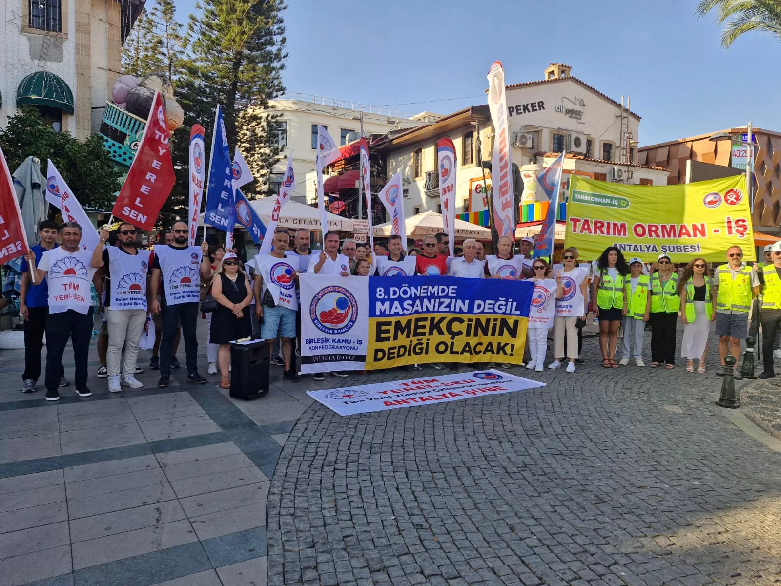 Birleşik Kamu İş Antalya İl Başkanlığı zam açıklaması