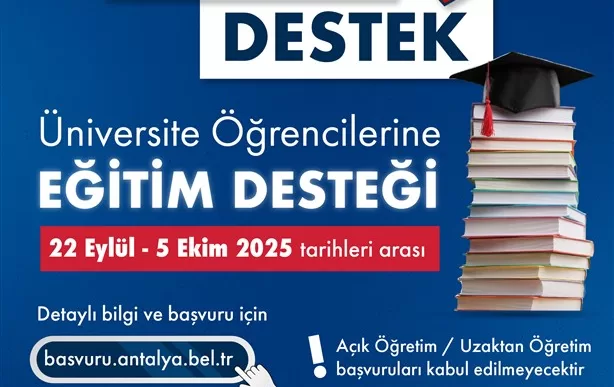 antalya büyükşehir üniversite bursu