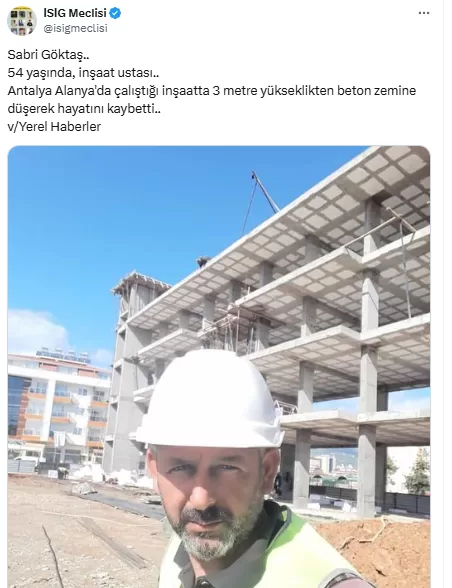 alanya sabri göktaş iş cinayeti