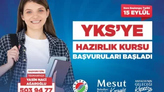 kepez belediyesi yks hazırlık