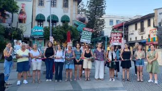 Antalya Kadın Platformu filistin eylemi