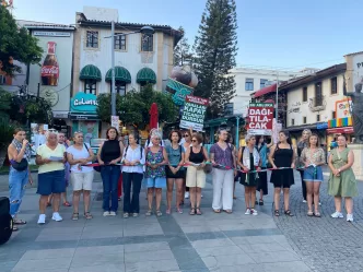 Antalya Kadın Platformu filistin eylemi