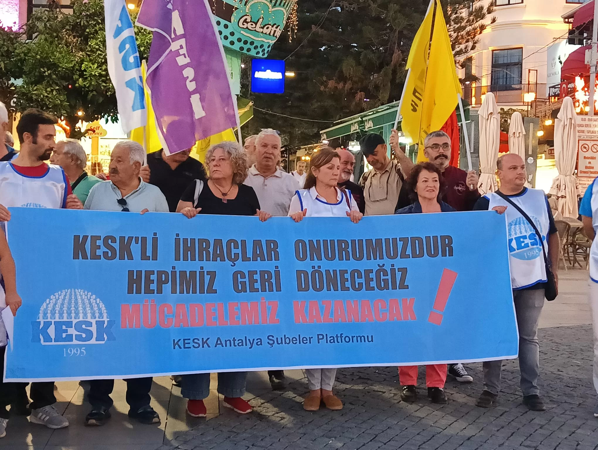 kesk antalya khk eylemi