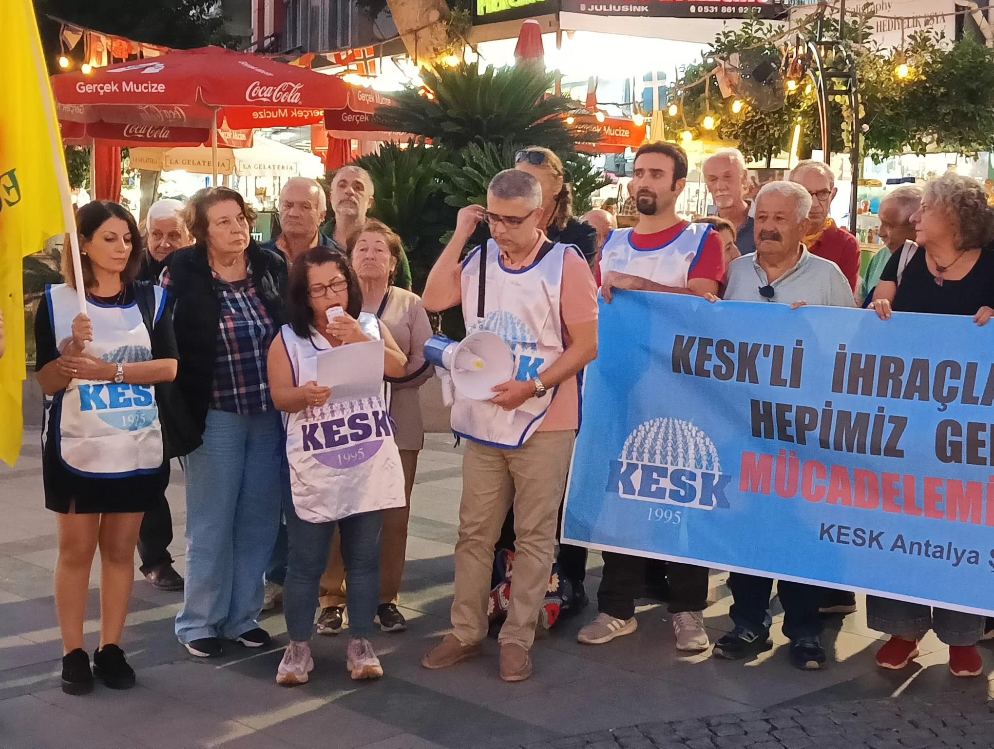 kesk antalya khk eylemi