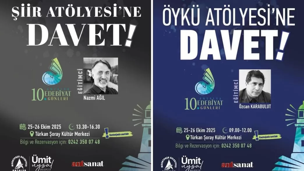 muratpaşa edebiyat günleri atölyesi