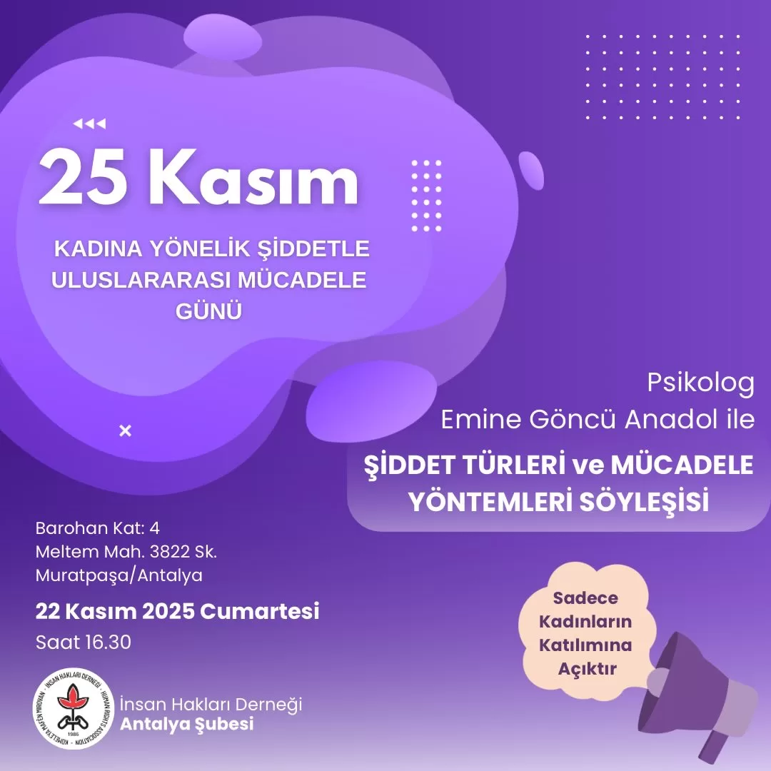 ihd antalya söyleşi