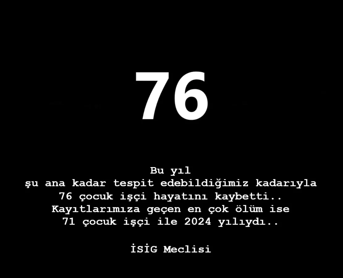 isig çocuk işçiliği