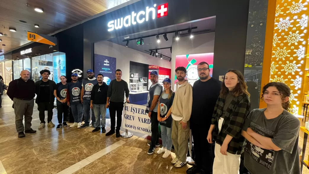 Swatch işçilerine zihyaret