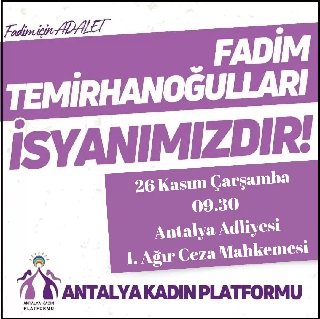 Fadim Temirhanoğulları davasına çağrı