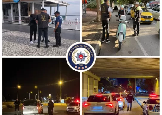 antalya 390 tutuklama