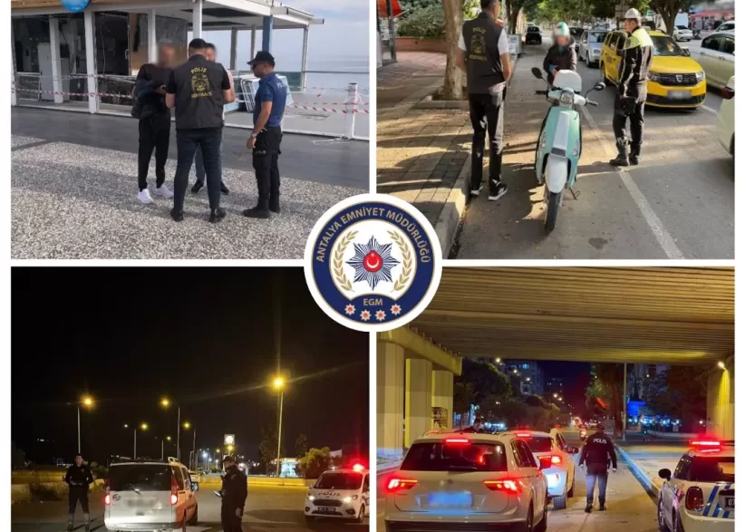 antalya 390 tutuklama