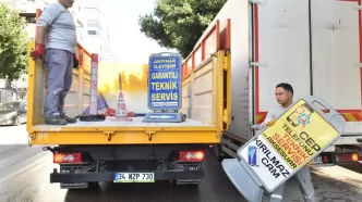 Kepez Belediyesi kaldırım işgali