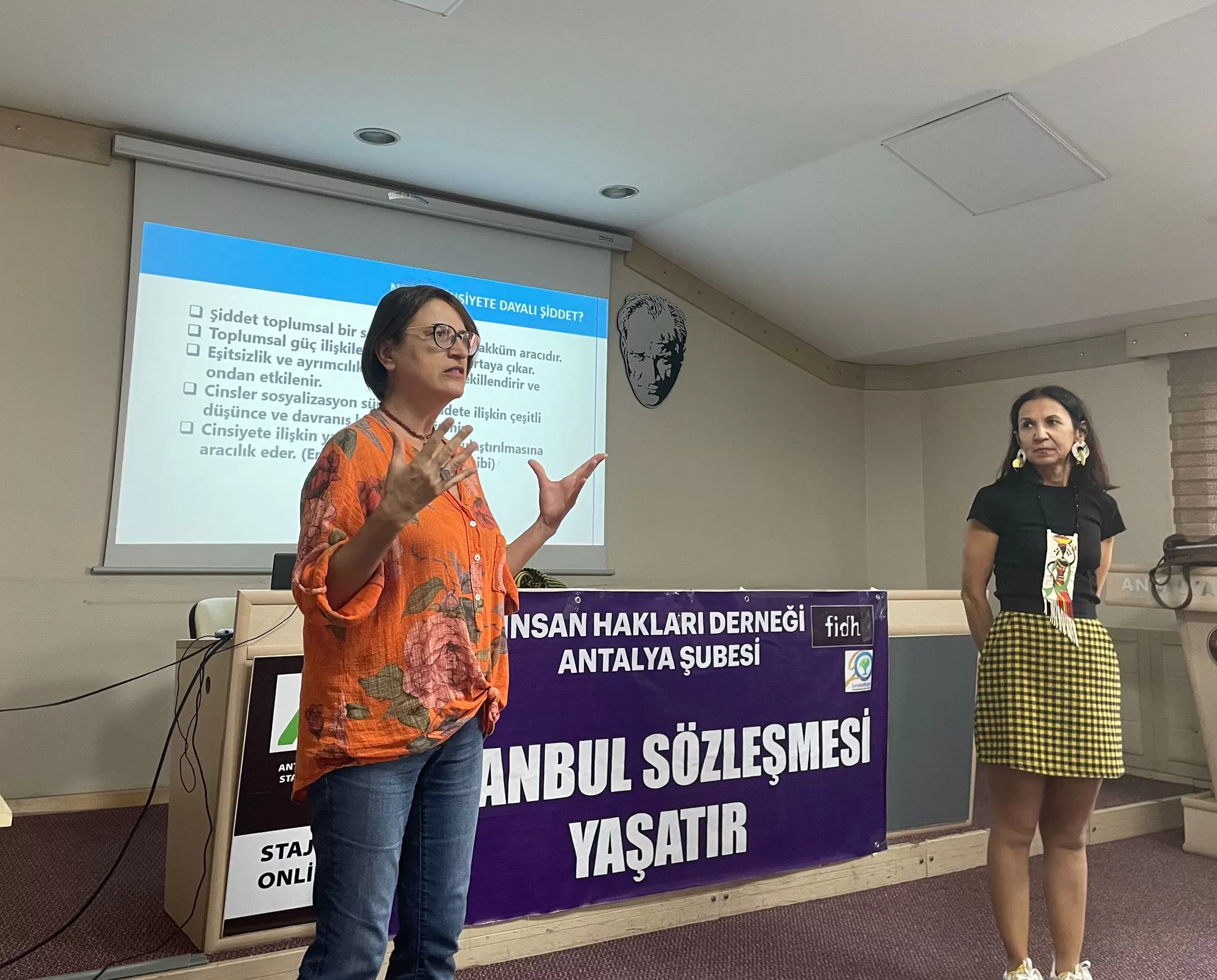 İHD Antalya Şubesi toplumsal cinsiyet