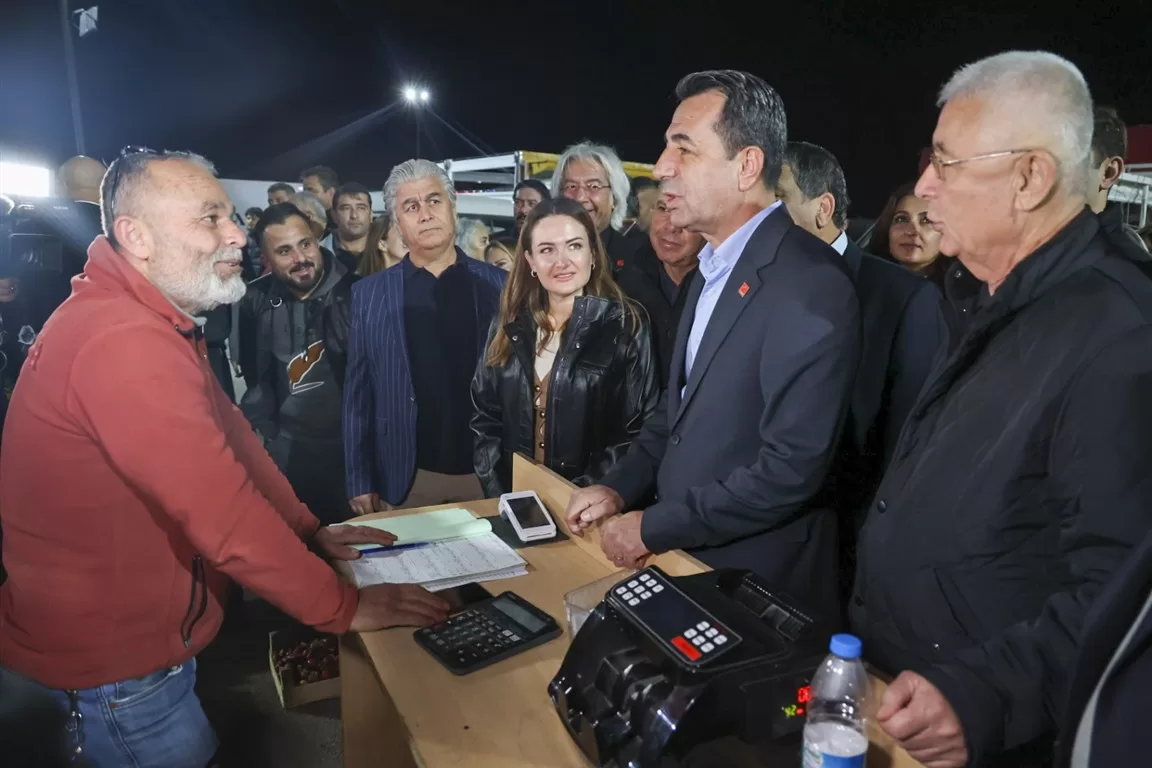 chp Antalya Toptancı Hali ziyareti