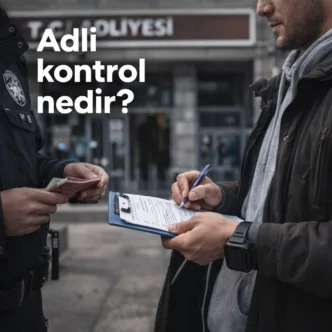adli kontrol nedir