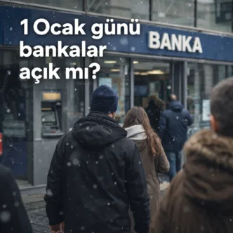 1 ocak günü bankalar açık mı