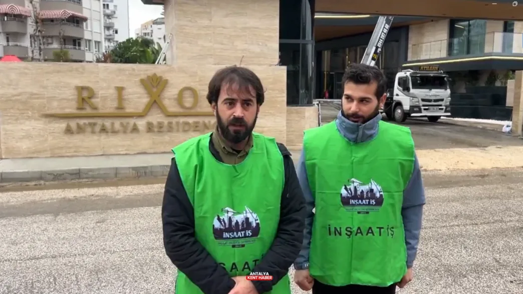 rixos inşaat eylemi