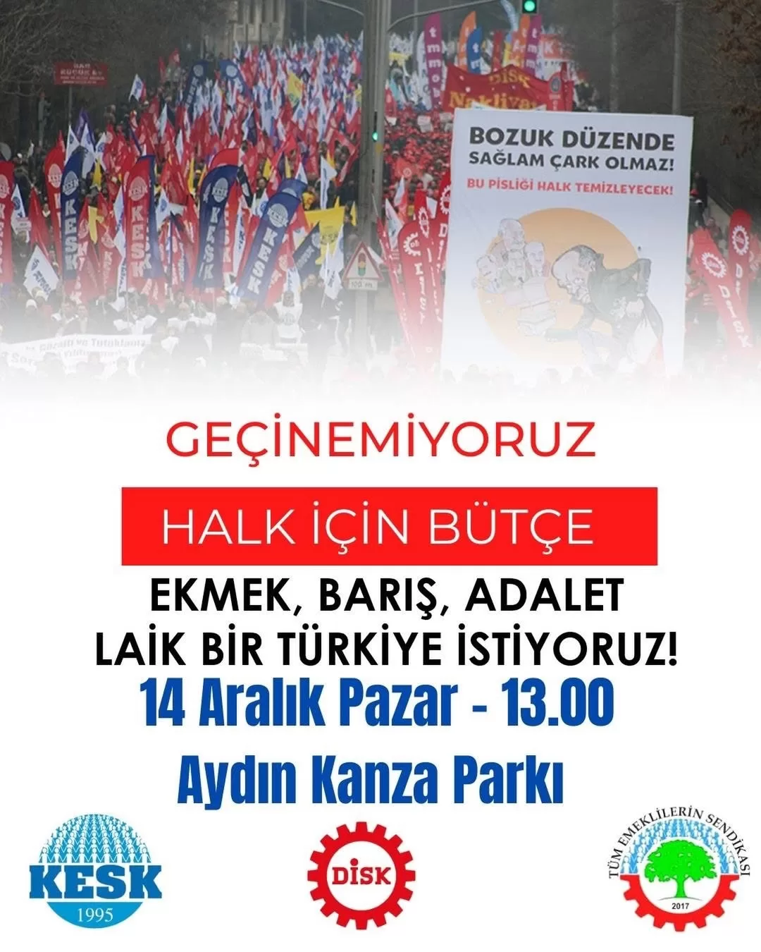 antalya geçinemiyoruz mitingi