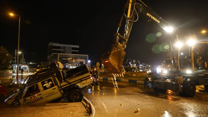 antalya sağanak yağış