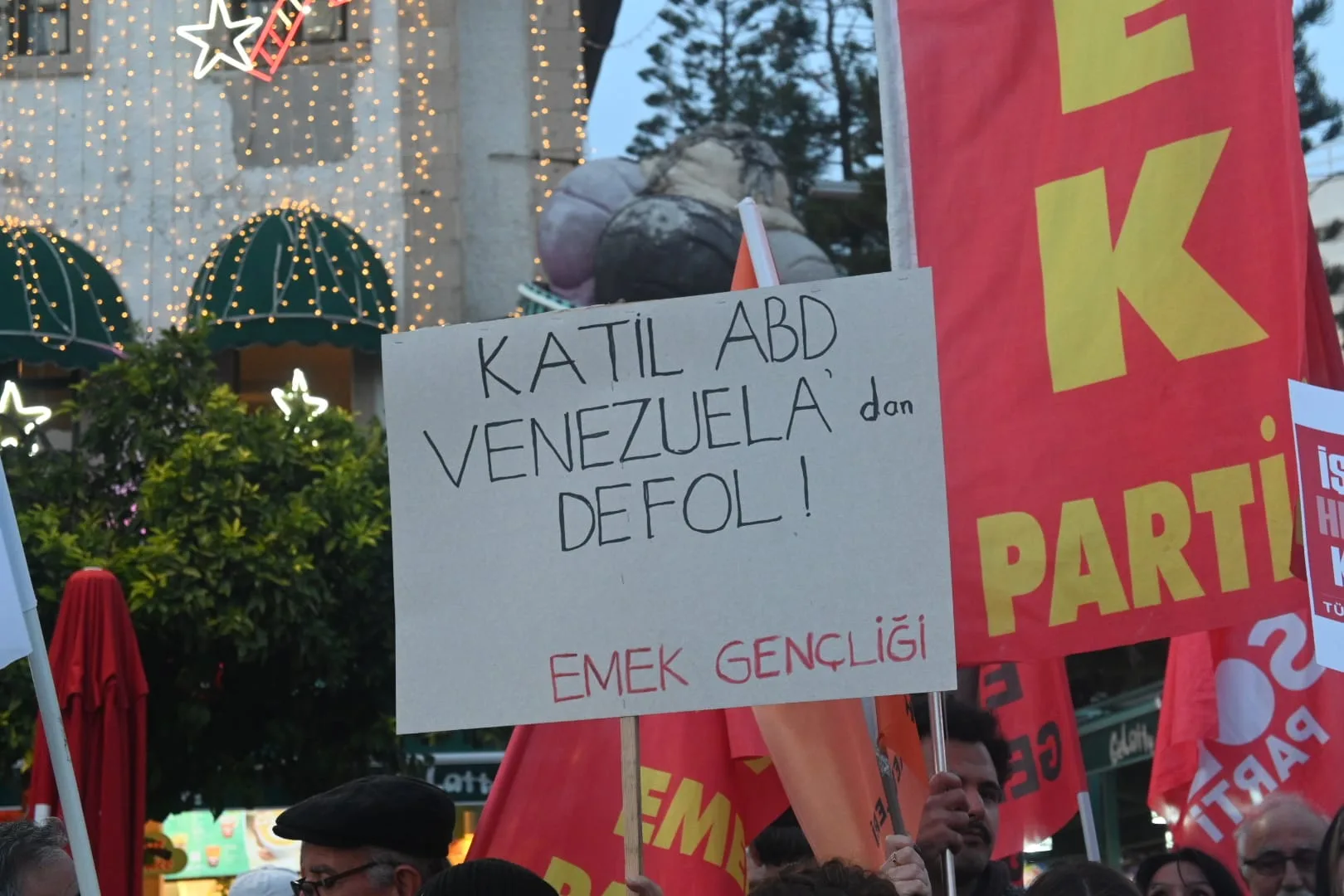 antalya venezuela eylemi