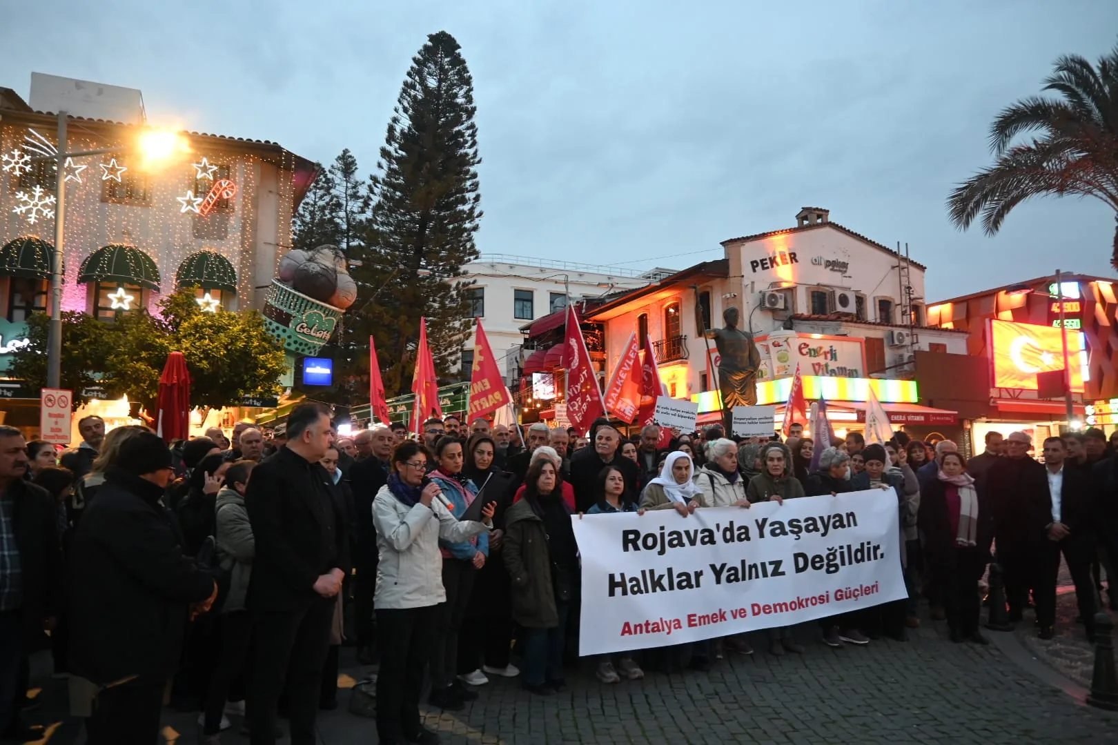 antalyada suriye açıklaması