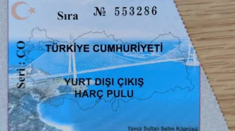 yurt dışı çıkış harcı ne kadar