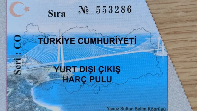 yurt dışı çıkış harcı ne kadar