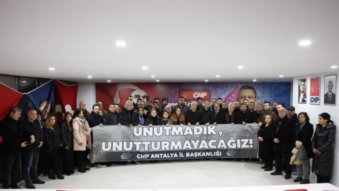 antalya 6 şubat anması