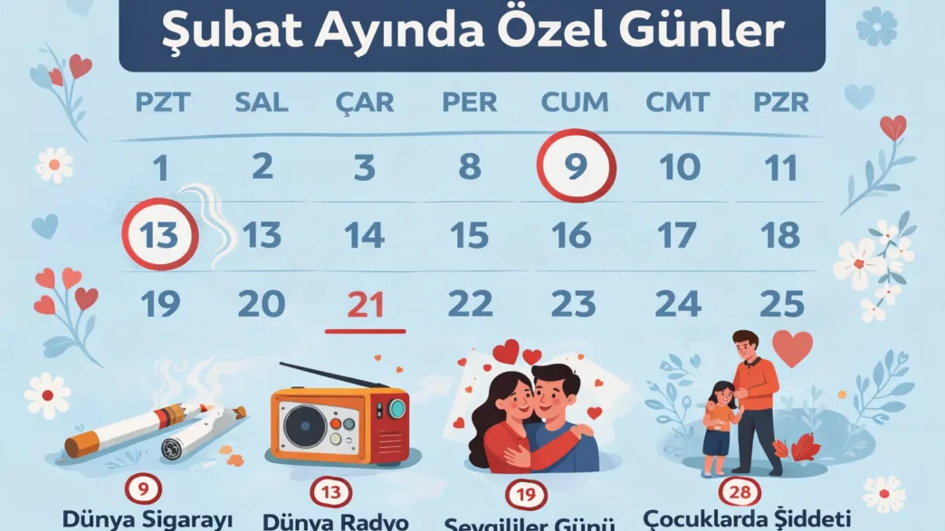 şubat ayında hangi özel günler var