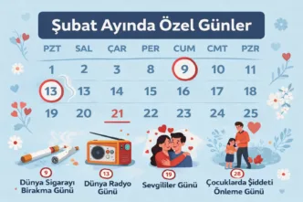 şubat ayında hangi özel günler var