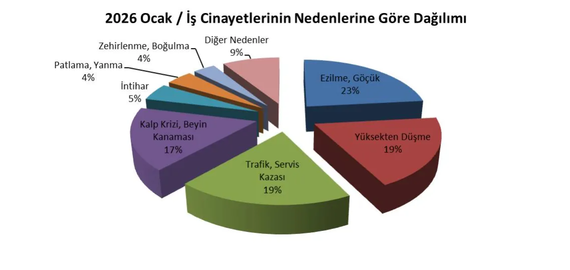 ocak ayı iş cinayeti raporu