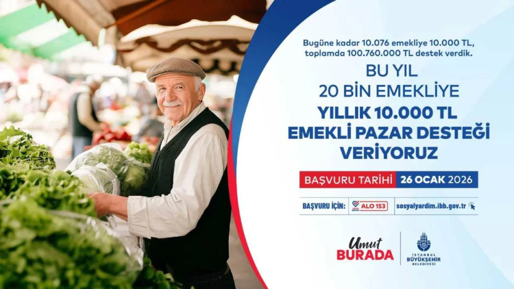 ibb emekli pazar desteği ne kadar