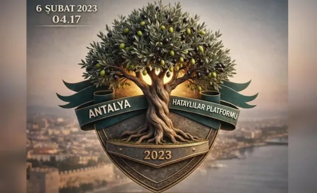Antalya Hataylılar Platformu anma etkinliği