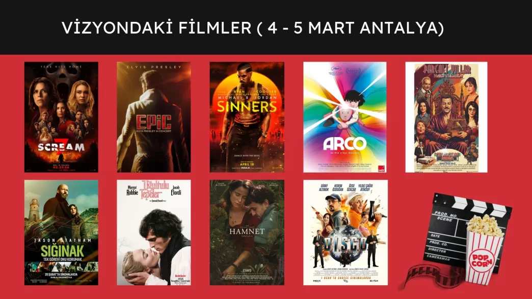 Antalya vizyondaki filmler