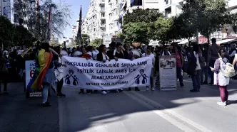 Antalya 8 Mart yürüyüşü