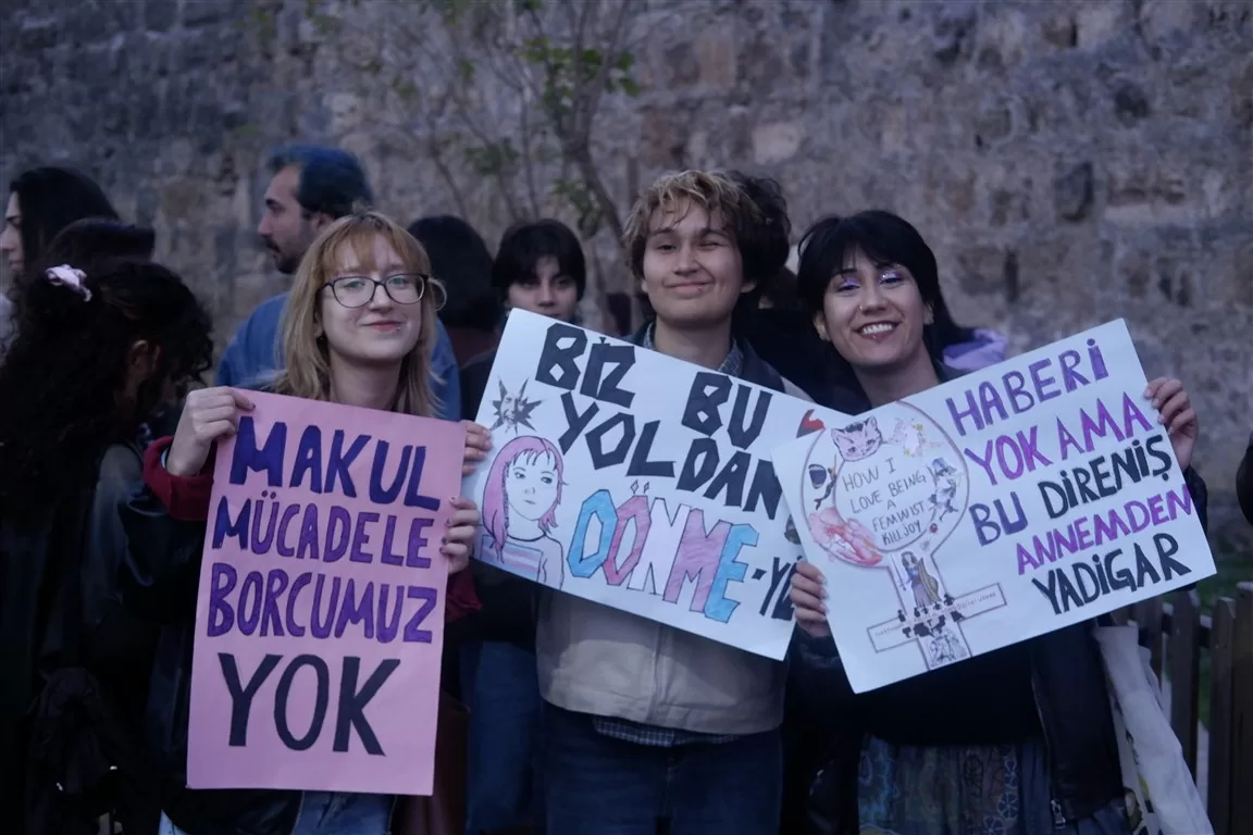 antalya feminist gece yürüyüşü