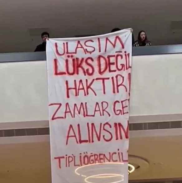 tip antalya ulaşım protestosu