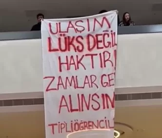 tip antalya ulaşım protestosu