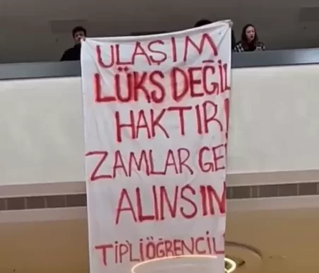 tip antalya ulaşım protestosu