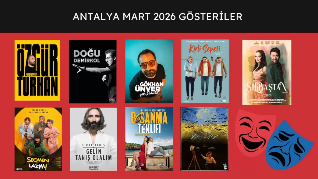Antalya tiyatro oyunları mart 2026