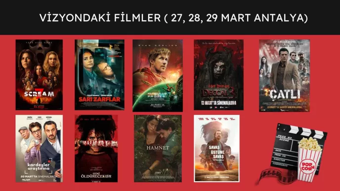 Antalya vizyondaki filmler