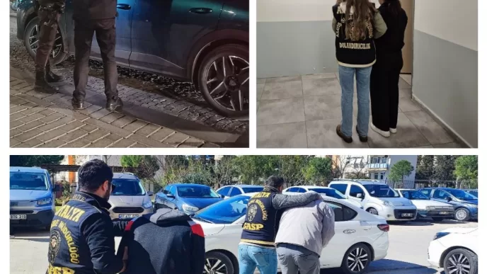 Antalya Emniyet Müdürlüğü operasyon gerçekleştirdi